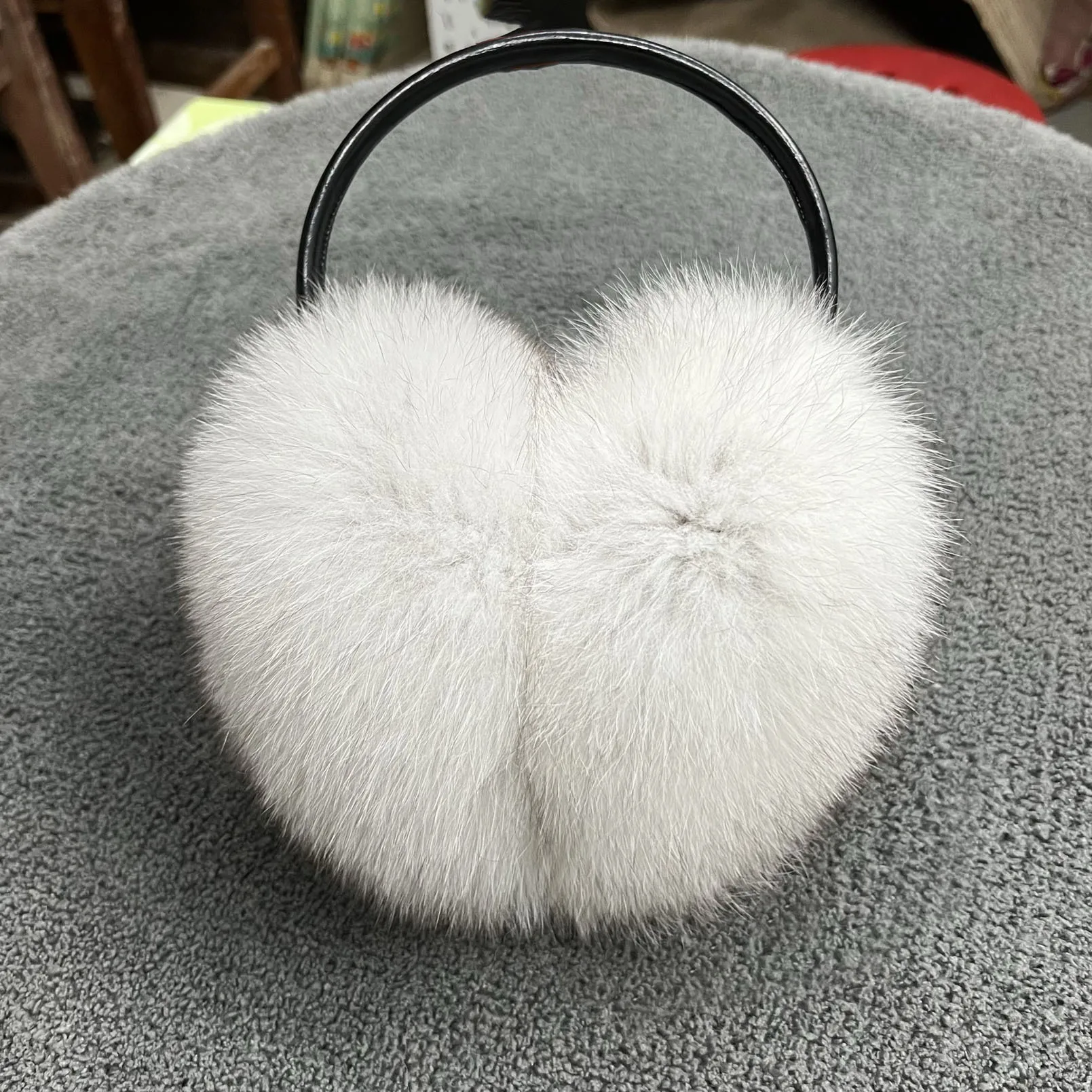 Fox Fur Earmuff Women\'s Winter Fur Ear Protection Antifreeze Earmuffs Winter Ear Warmers Ear Mask Winter Accessories