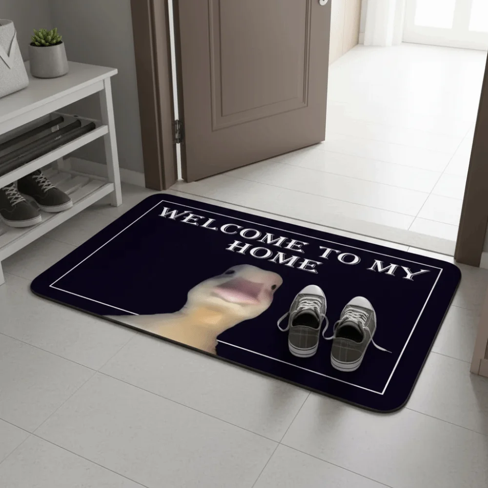 Creativity 40*60cm Beagle Floor Mat Non-slip Abrasion-resistant Bedroom Door Rug Water-absorbing Durable Foot Mat Home Decor