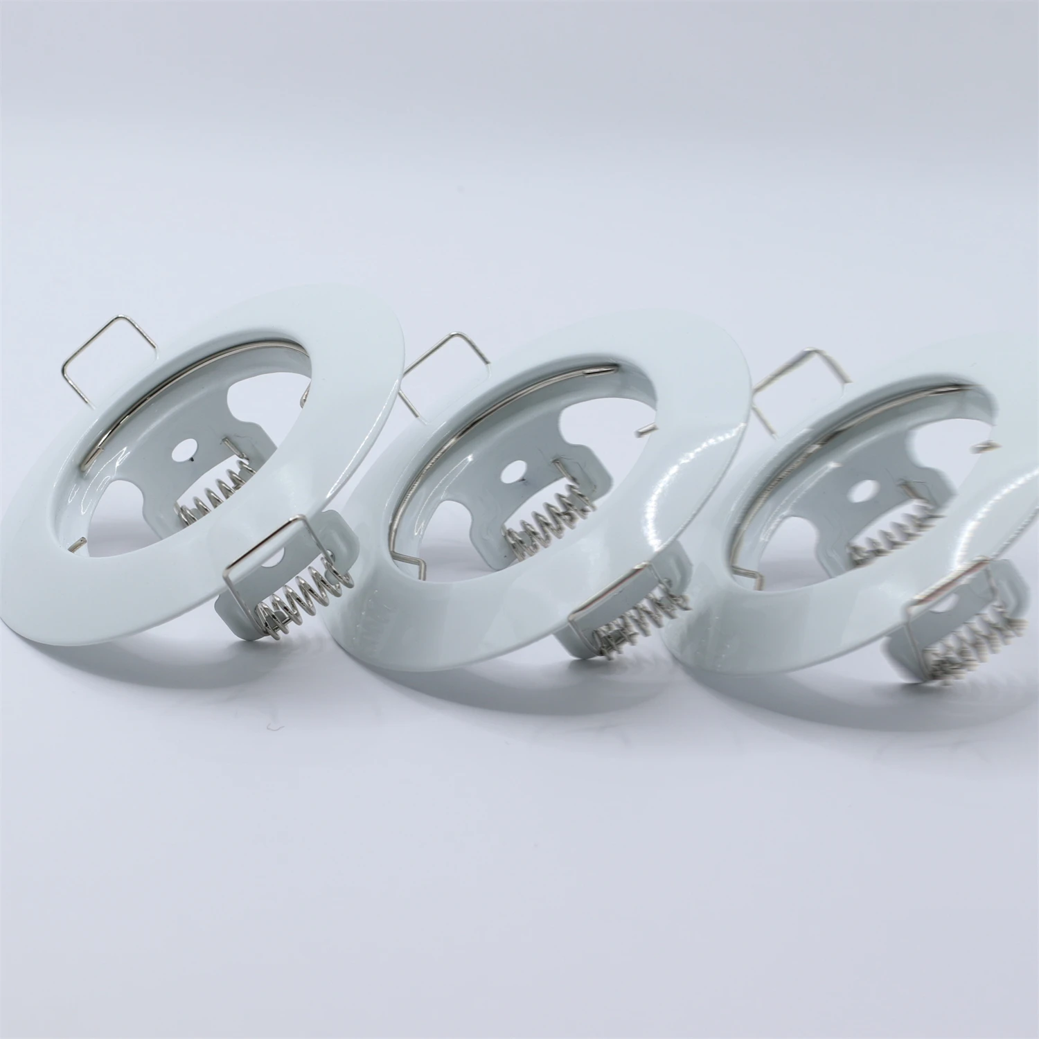 Gu10 Spotlight Satijn Schep Downlight Led Inbouw Directionele Kanteling Plafond Uitgesneden 55Mm