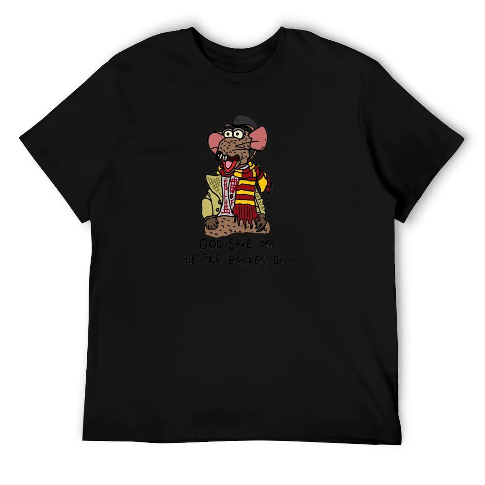 

Футболка Muppet Christmas Carol-Rizzo's Little Broken Body, футболка с аниме, мужская хлопковая футболка