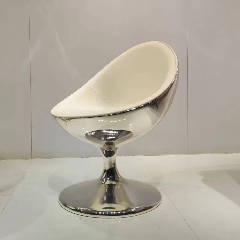 Sales office wine glass chair semicircular reception dining chair café hall negotiation chair