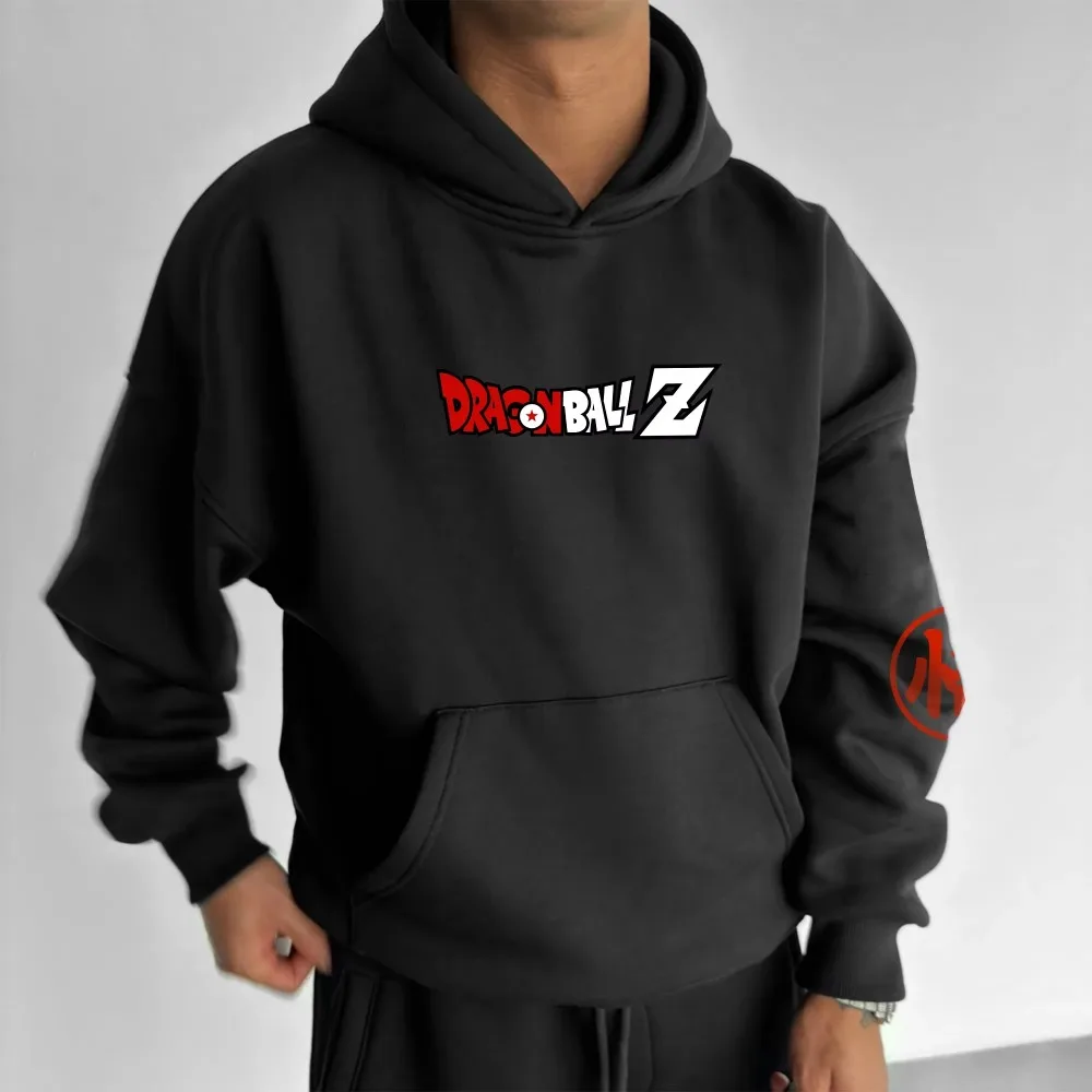 Dragon Ball Men's Hoodie Transforms Into Wukong Autumn Winter New Men's and Boys' Long Sleeve Parent Child Clothing