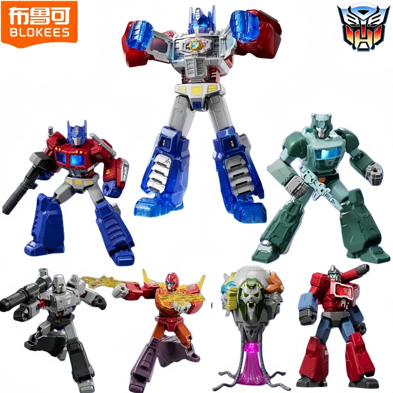 BLOKEES Transformers Building Block Man Shining Edition Fifth Destiny Confrontation Megatron Modèle d'assemblage Robot articulé Jouet