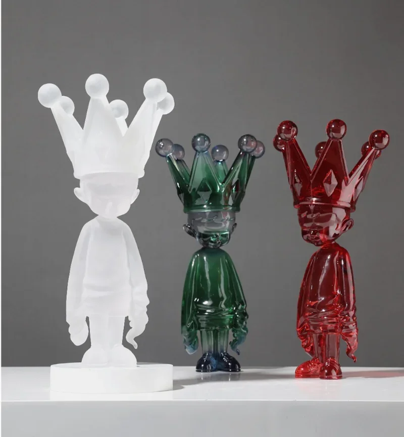 

Cartoon Tide Play Garage Kit, Arts and Crafts Sculpture, Living Room Home Accessories, Children's Office Room Decoration, 38cm