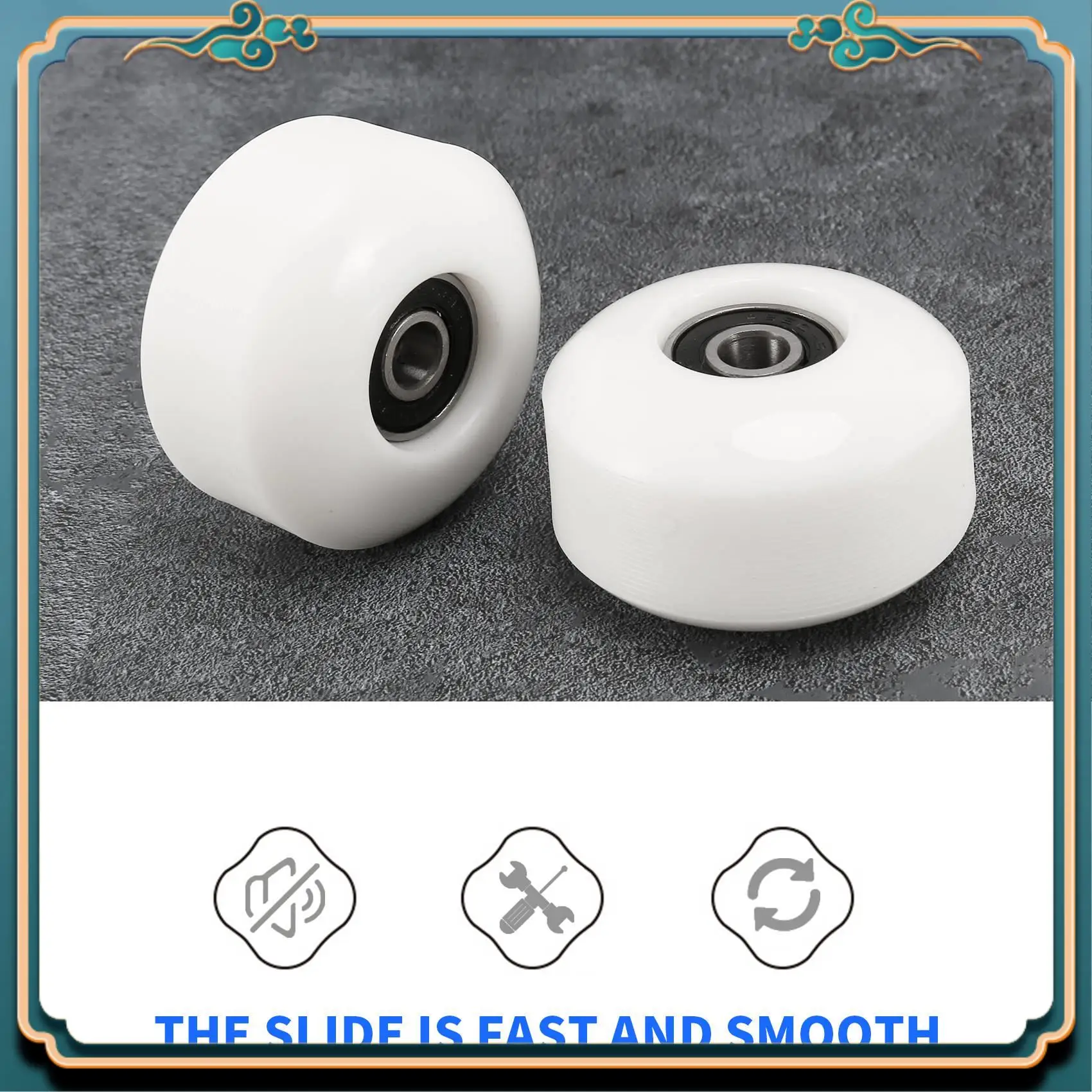 Neueste Skateboard-Räder mit Lagern, 52 x 30 mm, Straßen-PU-Räder, Skateboard-Teile, Cruiser-Longboard-Räder (4er-Set)