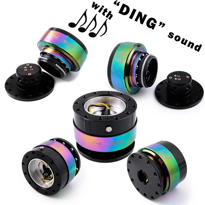 Ding sound boss kit universl Aluminium car auto steering wheel quick release hub adapter snap off boss kit car modified accesori