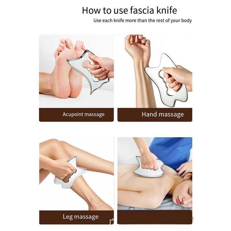

New Gua Sha Massage Tool For Soft Tissue Upgrade Physical Therapy For Back, Legs, Arms, Neck, Shoulders, Gua Sha Tool