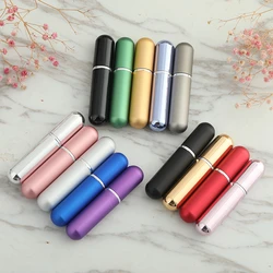 5/10PCS 5ml Mini Refillable Perfume Bottle Aluminum Perfume Spray Bottle Container with Empty Atomizer Bottles For Travel