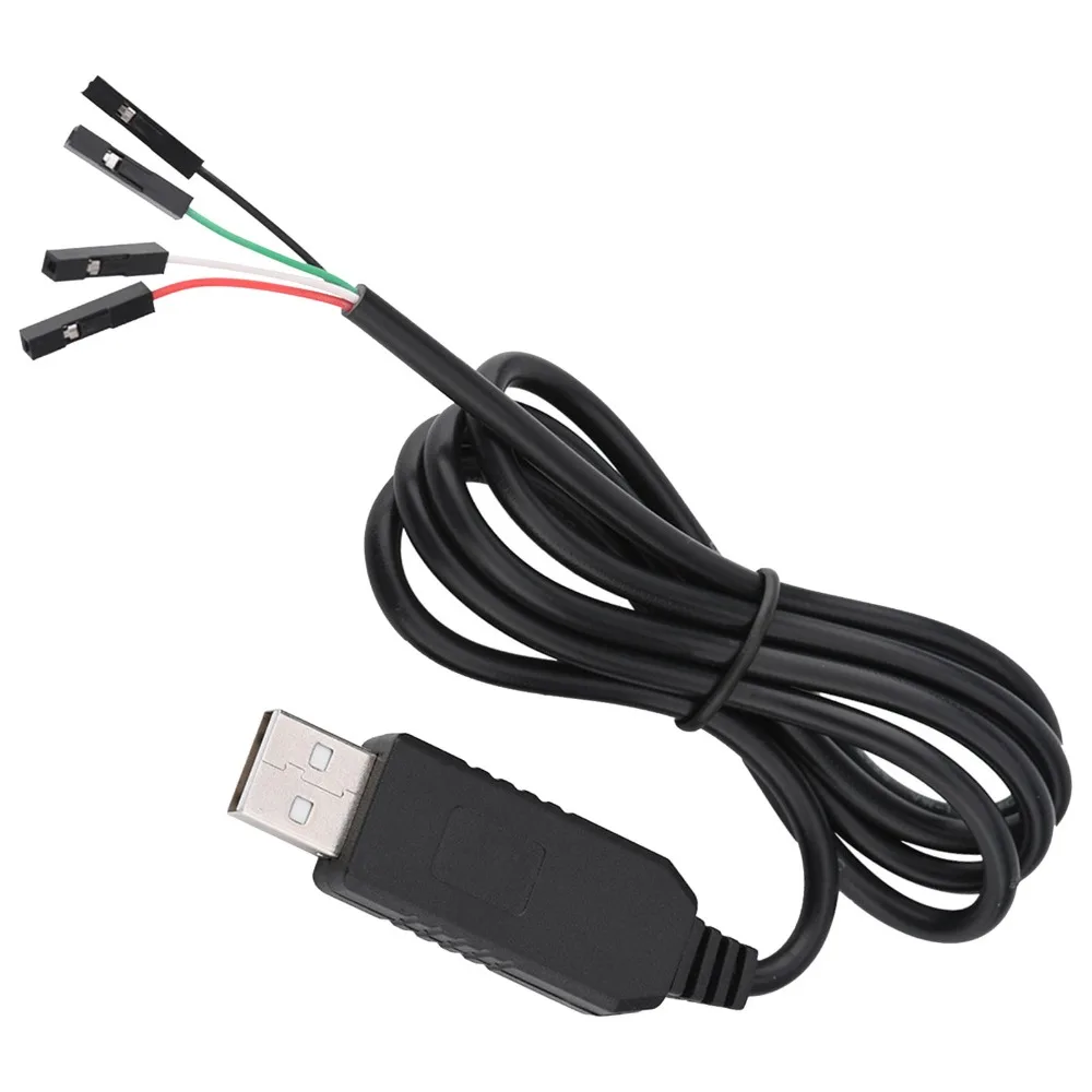 PL2303HX RS232 USB إلى TTL محول 100 سنتيمتر طول USB إلى COM/TTL USB إلى كابل TTL واجهة تسلسلية STC تنزيل كابل