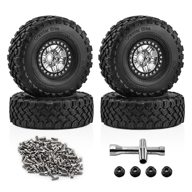 

1,9-дюймовые легкосплавные диски для TRX4 SCX10 III 90046 D90 CC01 1/10 RC Crawler: универсальное обновление для шин