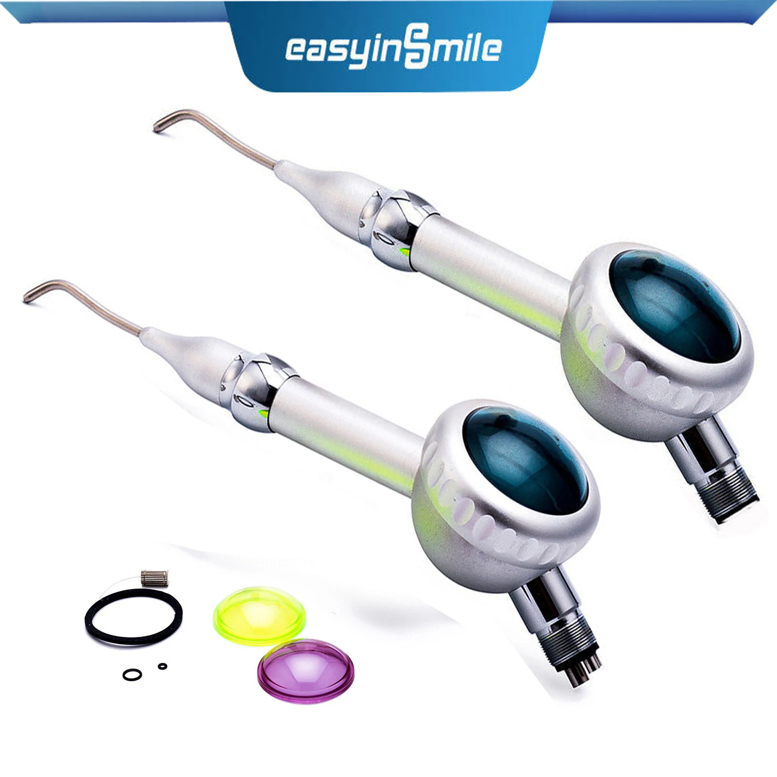 

Easyinsmile Dental Air Polisher Teeth Whitening Polish Prophy Air Flow Jet Handpiece Teeth Cleaning Hygiene 4 Hole 2 Hole