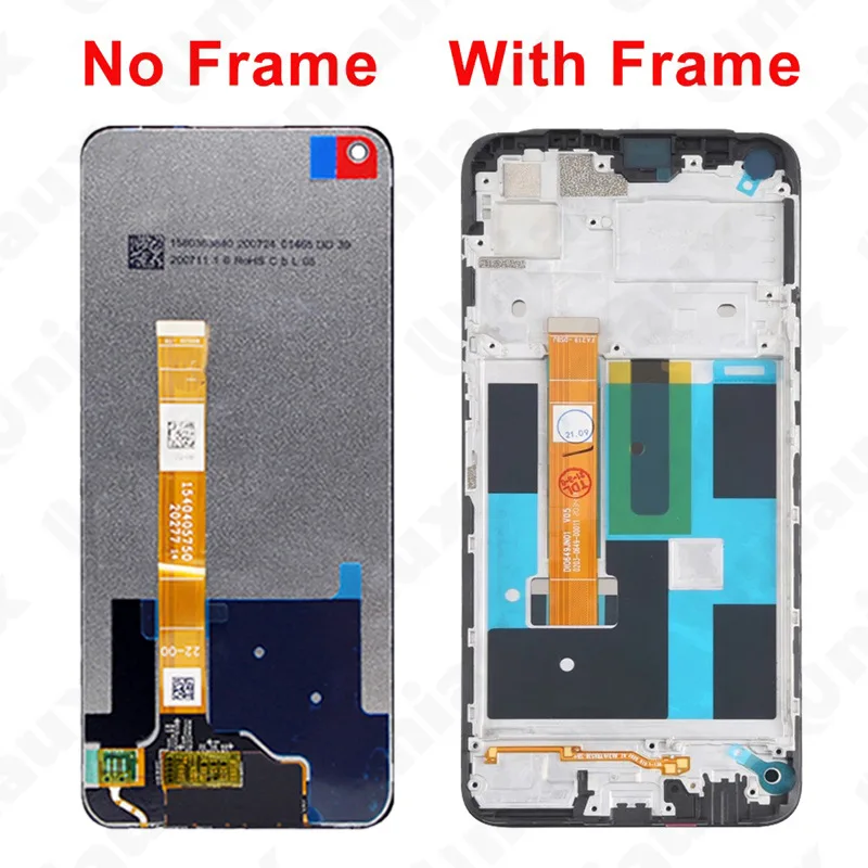 For OPPO Realme 7 4G Display RMX2111 Realme 7 5G Touch Screen Digitizer 6.5\