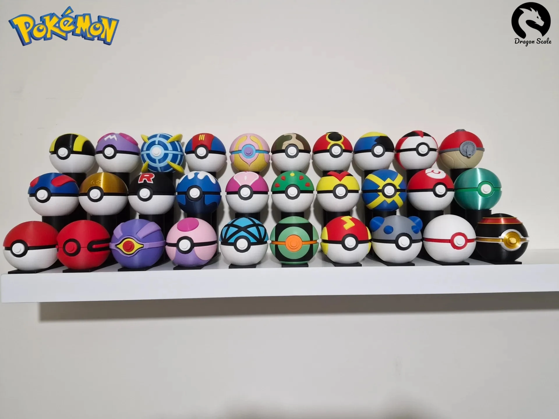 

В наличии 3D-печать Pokémon Poké Ball Basic Ball Form Ornament Master Ultimate Dark Ball Pokémon Периферия Модель игрушки Орнамент
