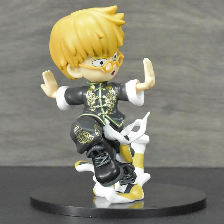 الغوغاء النفسي 100 Reigen Arataka Q طبعة أنيمي الشكل Kawaii يجلس النخيل سلسلة نموذج دمية سطح المكتب حلية تحصيل هدية