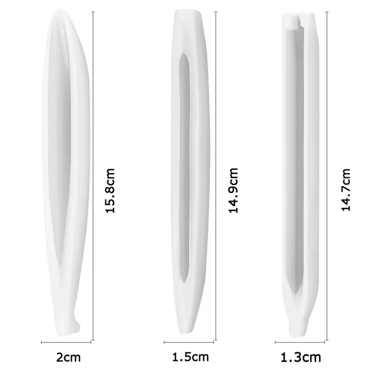 A5 A6 A7 Notebook Cover Transparent Pen Bookmark Resin Silicone Molds Kit