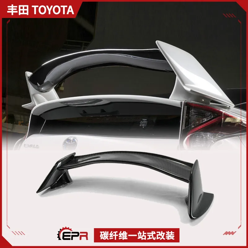 

Подходит для модификации из углеродного волокна серии Toyota Prius ZVW50, задний спойлер GT, установка с фиксированным ветровым крылом