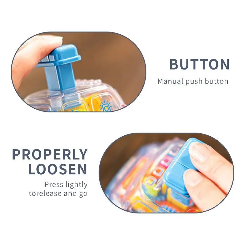 Cartone animato per bambini Press Gear Car Toy Lnertia Pull-back Auto trasparente Puzzle per bambini Giocattolo scorrevole Bambino Ragazzo Ragazza 1-3 anni Regalo