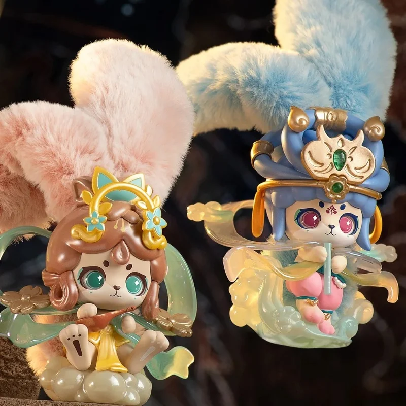 

Hot Kabu Rabbit Dunhuang Dream Series Blind Box Cute Pvcdoll Rabbit Mystery Box Creative Trendy Play Table Decoration Girl Gift