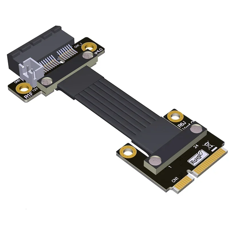 

Адаптер беспроводной сетевой карты Mini Pcie к PCIE X1, удлинительный кабель MPCIE MINIPCIE, плоские кабели, поддерживает Pcie4.0 X1 ADTLINK