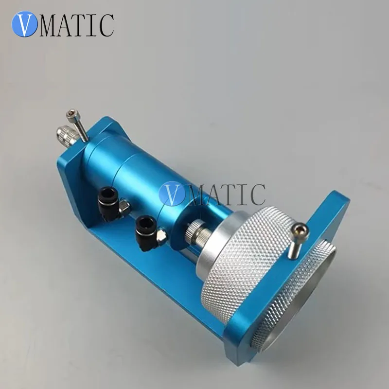 Precision Pneumatic Syringe Dispensing Valve Large Flow Anti-Drip (Suckback) for Medium High Viscosity Fluids, All-in-One Design