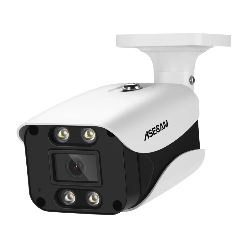 Kamera IP ASECAM 8MP 4K Zewnętrzna H.265 Onvif Bullet CCTV Array Noktowizor IR 4MP POE Kamera Bezpieczeństwa Wideo — 2