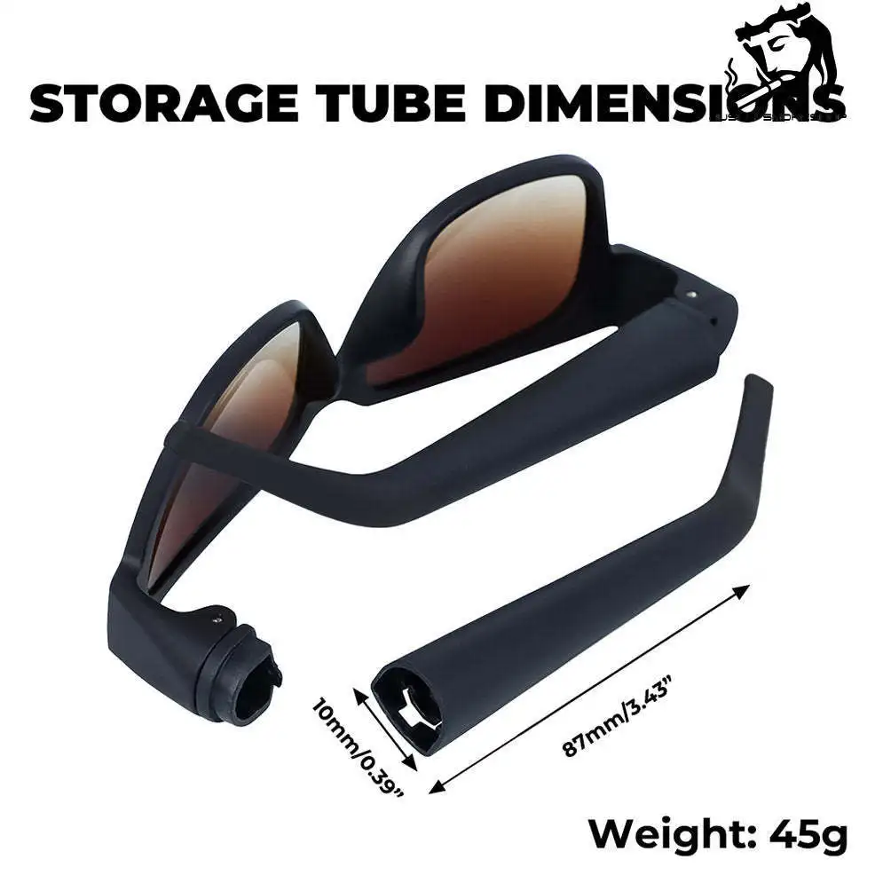 JUSES Sunglasses Hidden Tapered Roll Paper Storage Tube Removable Glasses Holder Horn Tube Tobacco Box Smoking Pipe Accessories