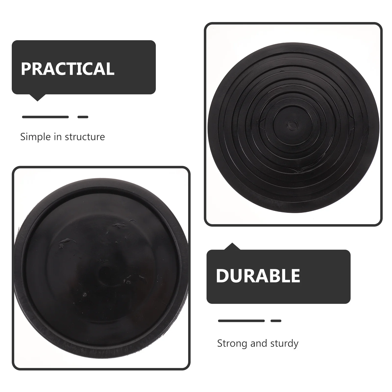 

4Pcs Premium Floor Protectors for Fitness Equipment Non-Slip Caster Cups Furniture Pads Damage Resistant Quiet Moving Chair