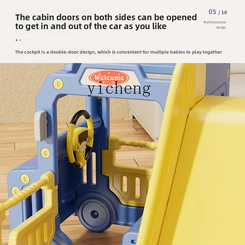ZZ Baby Slide Coche interior Juguetes para el hogar Columpio grande para niños Parque de atracciones Plástico