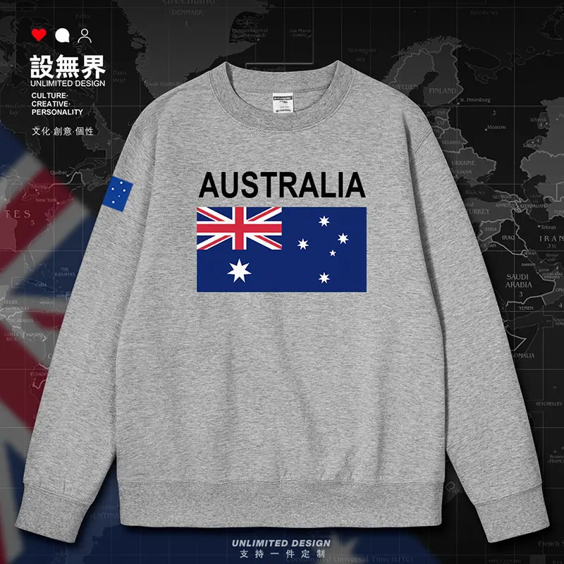 Australia  Country mens hoodies Sportswear clothing jerseys long sleeve fashion sweatshirt new pullovers clothes autumn winter