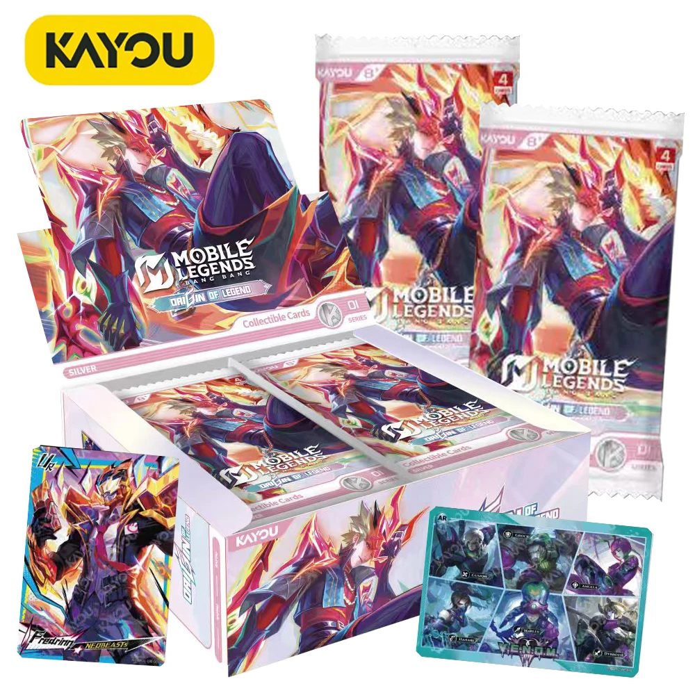 

Genuine KAYOU Mobile Legends: Bang Bang Cards English Language MOBA Game Party Gathering Desktop Battle Cards Fun Creative Toys