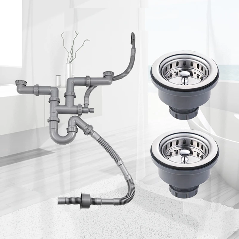 

Sink sewer single and double tank lift cage deodorant