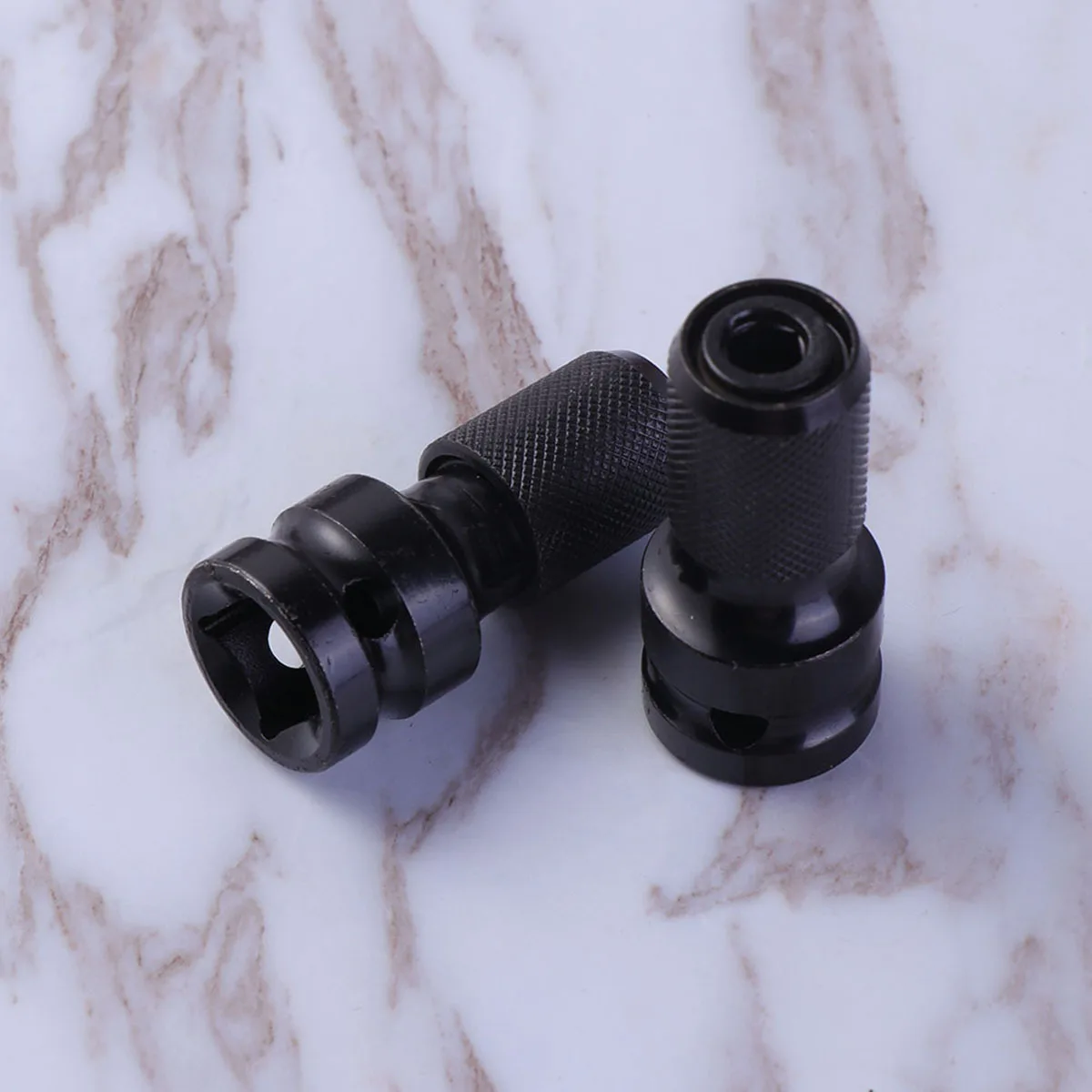 

2Pcs Electric Wrench Changeover Head Durable Quick Release Converter Converts Impact Wrench to Drill Adapter