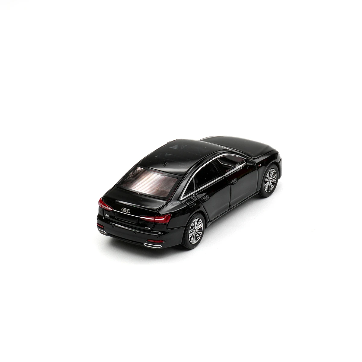 MASSDI In Stock 1:64 Audi A6 C8 Black Diecast Car Model Collection Toys