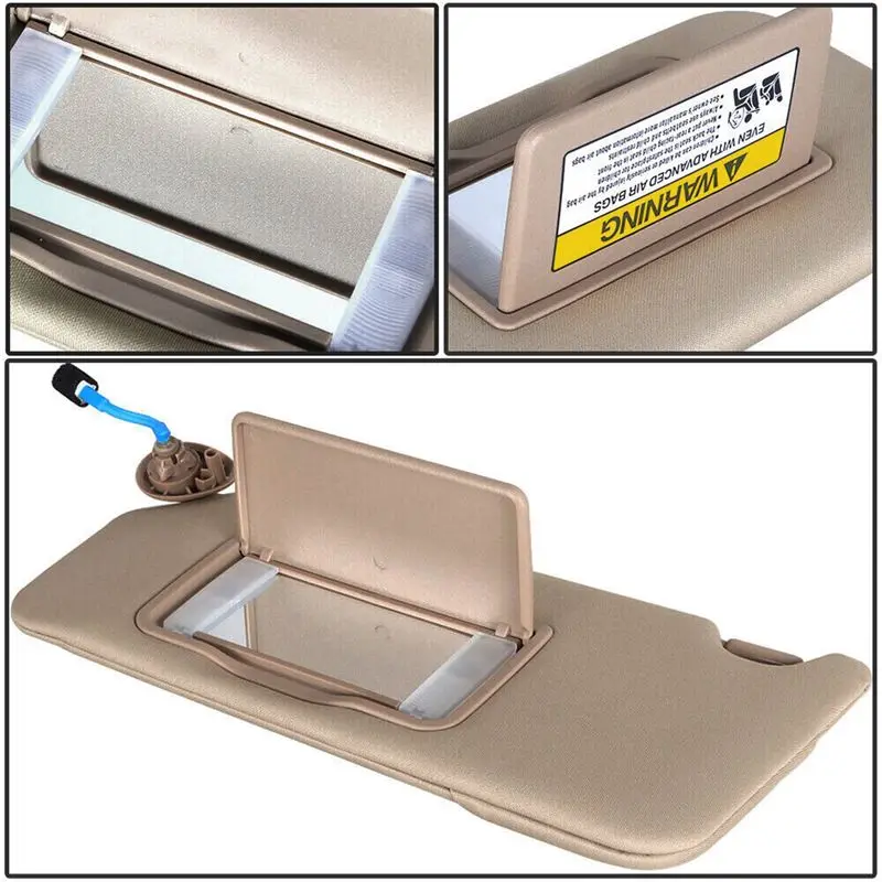AMEXIAOXU  Car Left & Right Side Sun Visor Windshield Sun Visor Car Windshield Visor With Mirror For Honda Accord 2008-2012 8328