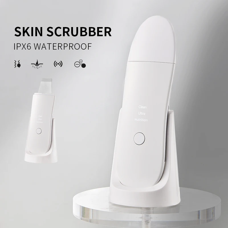 LESEN – grattoir de peau ultrasonique, Machine de nettoyage en profondeur, 4 modes avec lumière bleue de 430mm, Machine de Lifting du visage, nettoyeur ultrasonique des Pores