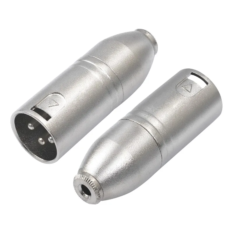 

Metal Shell 3.5mm Female 1/8 TRS To Canon XLR Revolution 3.5mm Female Audio Adapter
