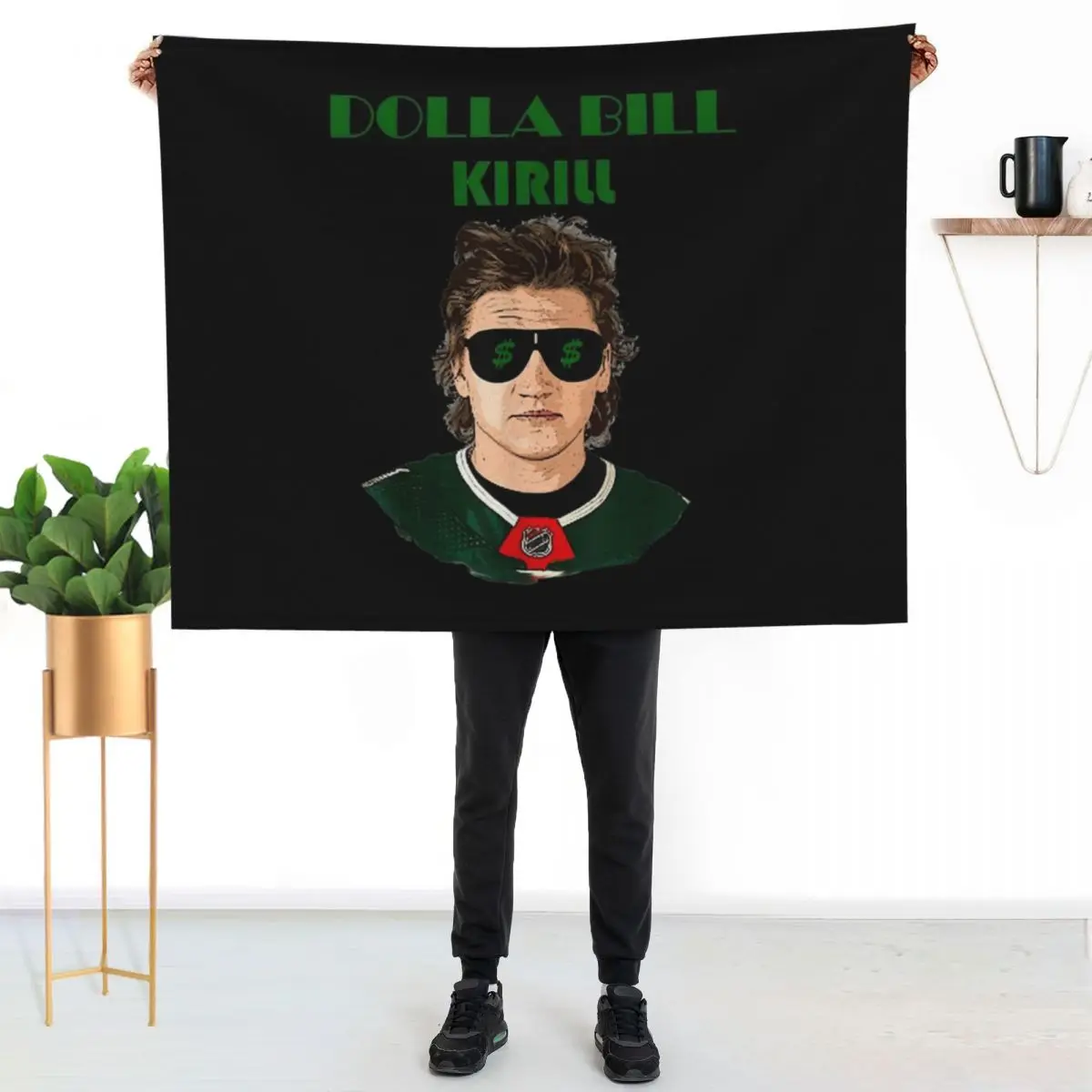 

Dolla Bill Kirill, Kirill Kaprizov Throw Blanket Soft Breathable Blanket for Night Sleeping