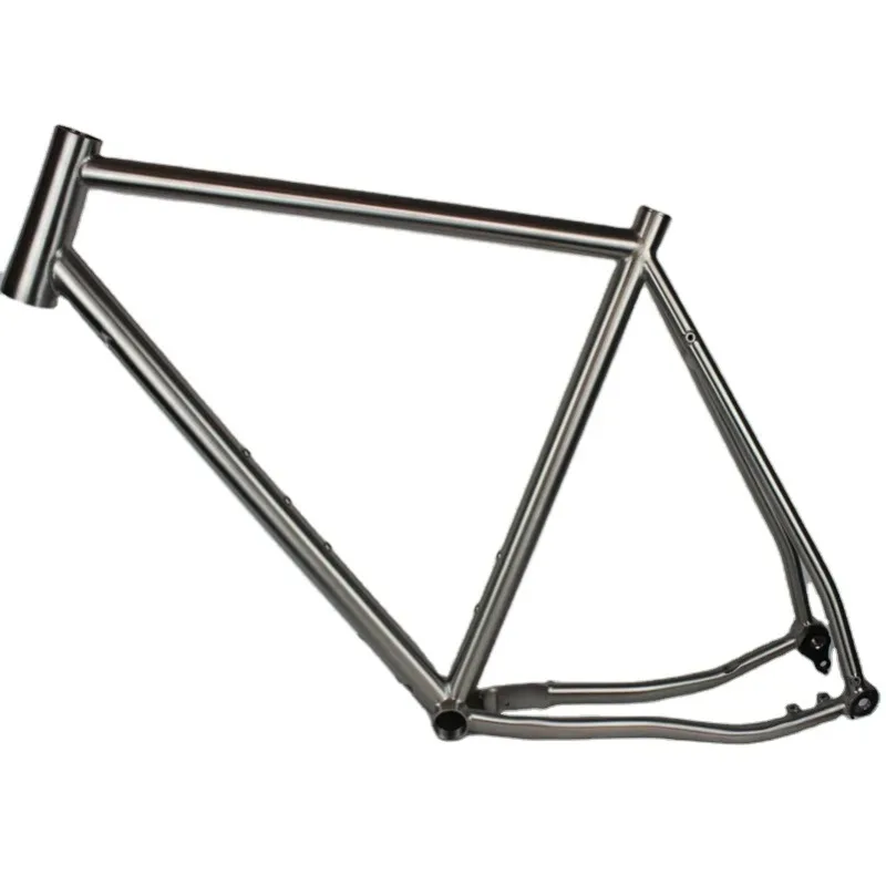 Xacd Made Titanium Mtb Bike Frame With CNC Plate On The Chain Stay