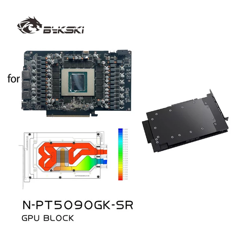Bykski  All Metal GPU Block for Palit RTX5090 GAMEROCK 32GB Graphics Card PC Cooling Copper Radiator /Full Cover N-PT5090GK-SR