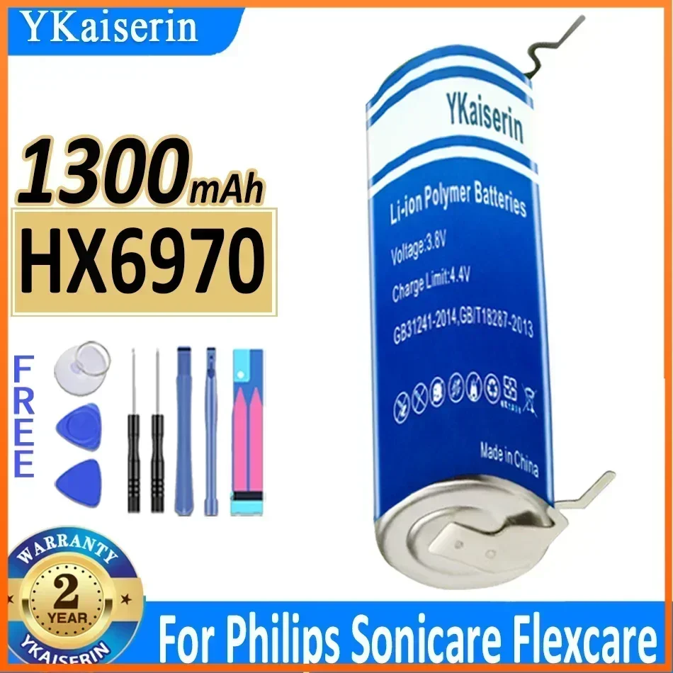 YKaiserin Battery For Philips Sonic HX6970 HX6530 HX6511 HX6320 HX9350 HX9360 HX9903 HX993S HX993L HX993B 993P 993W For Sonicare