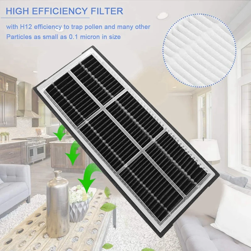 Filtro Hepa da 8 pezzi per Xiaomi Roborock T7S/T8plus/G10/G10S/S8 Pro Ultra /S8 +/S8 parti di ricambio per aspirapolvere Robot