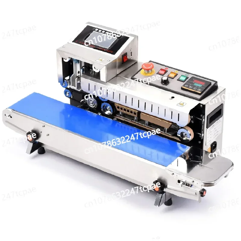 

FR-1600 Spray Code Sealing Integrated Machine Automatic Continuous Bag PE Film Ink Jet Printing Sealer