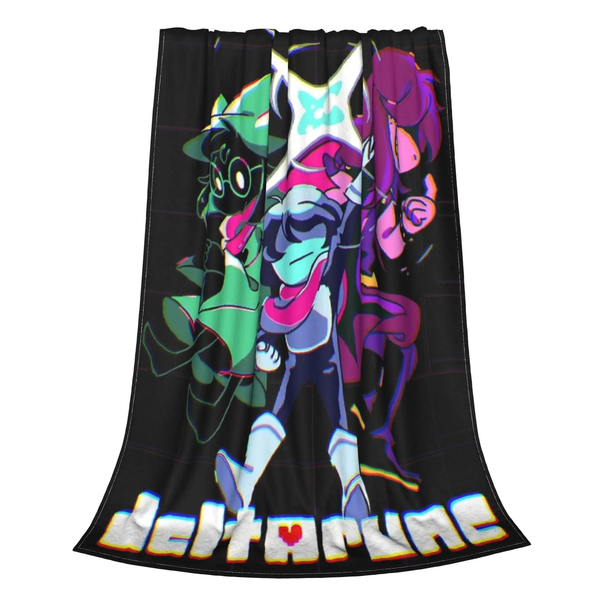 Deltarune الفصل سوزي كريس جريئة عمل تشكل بطانية سوبر لينة دافئ رمي البطانيات للأريكة أحجام متعددة أفخم رقيقة لحاف #5