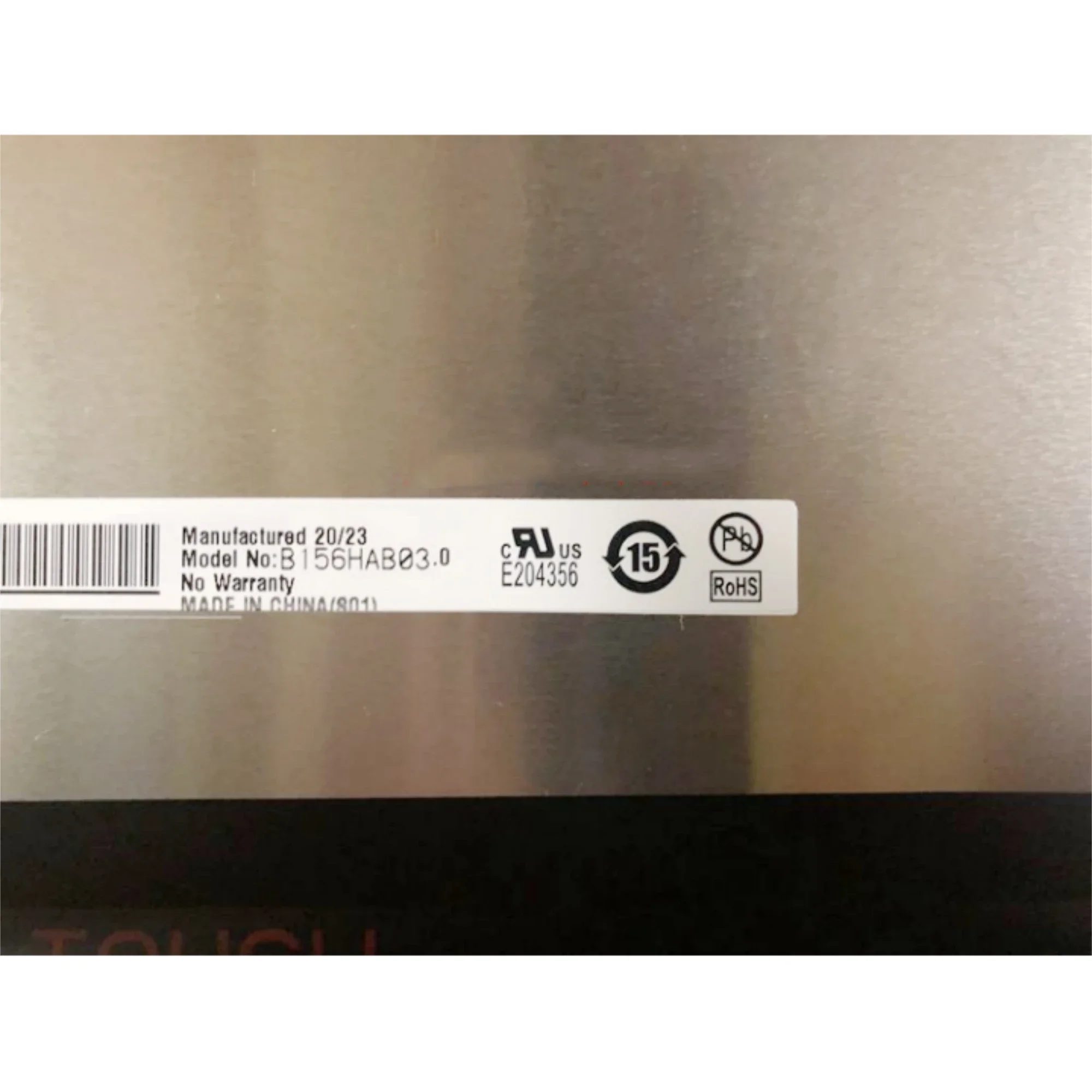 

B156HAB03.0 FHD 1920x1080 60 Гц EDP 40-контактная встроенная IPS-панель 15,6-дюймовый сенсорный ЖК-экран