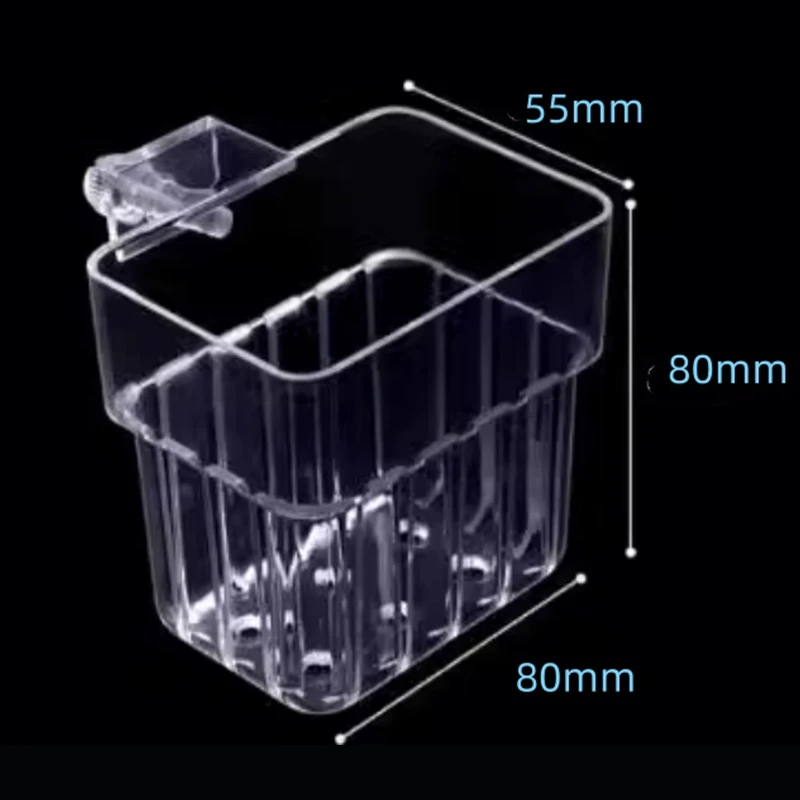 1/5Pcs Hydroponic Planting Cup Household Water Grass Planting Cup Wall Mounted High Transparent Fish Tank Landscape Decoration‘