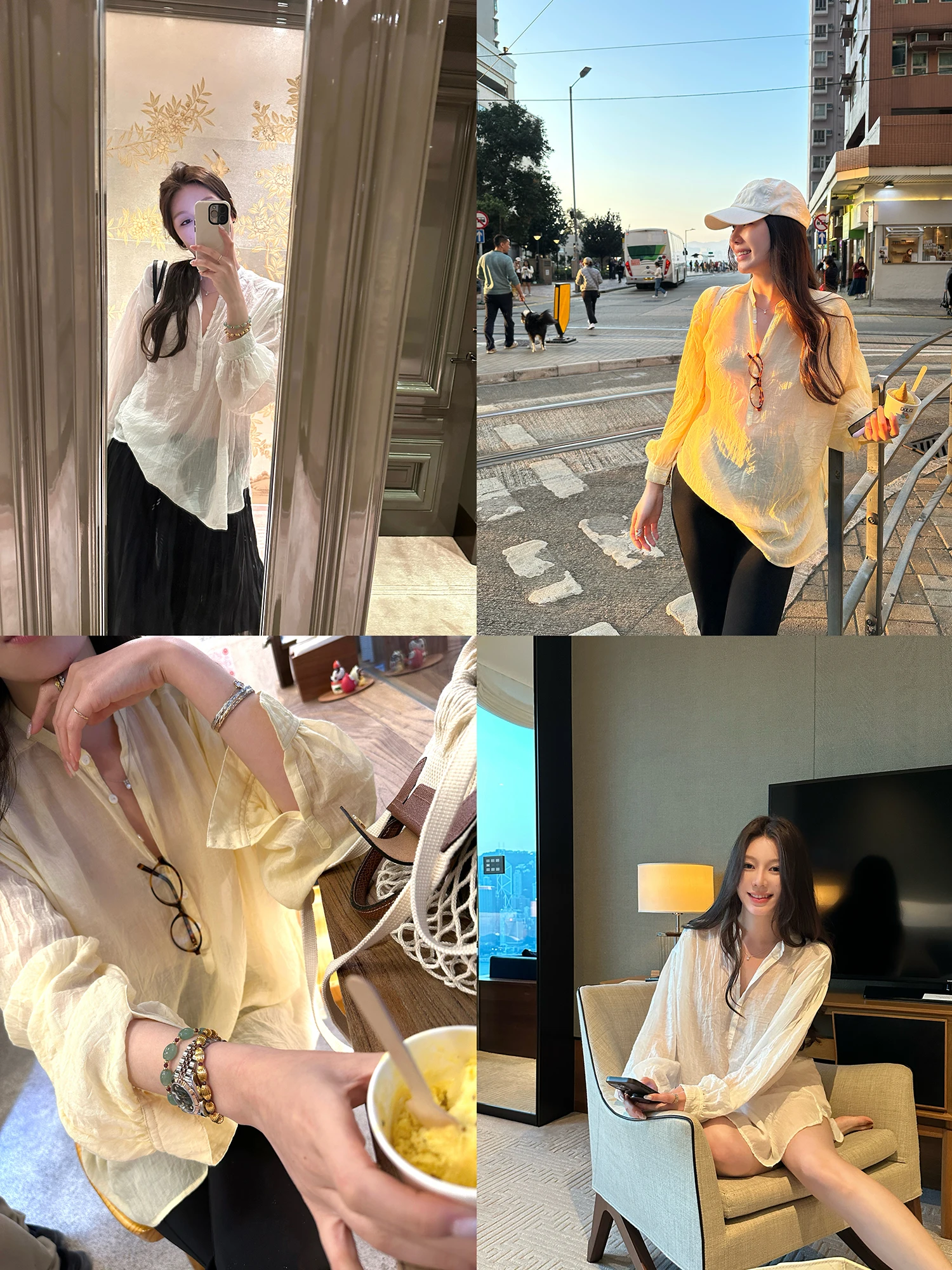 

Рубашка Dibao Xiji с длинными рукавами из текстурированного хлопка, легкая, дышащая, свободного кроя, женская, для повседневной носки, из полиэфирного волокна