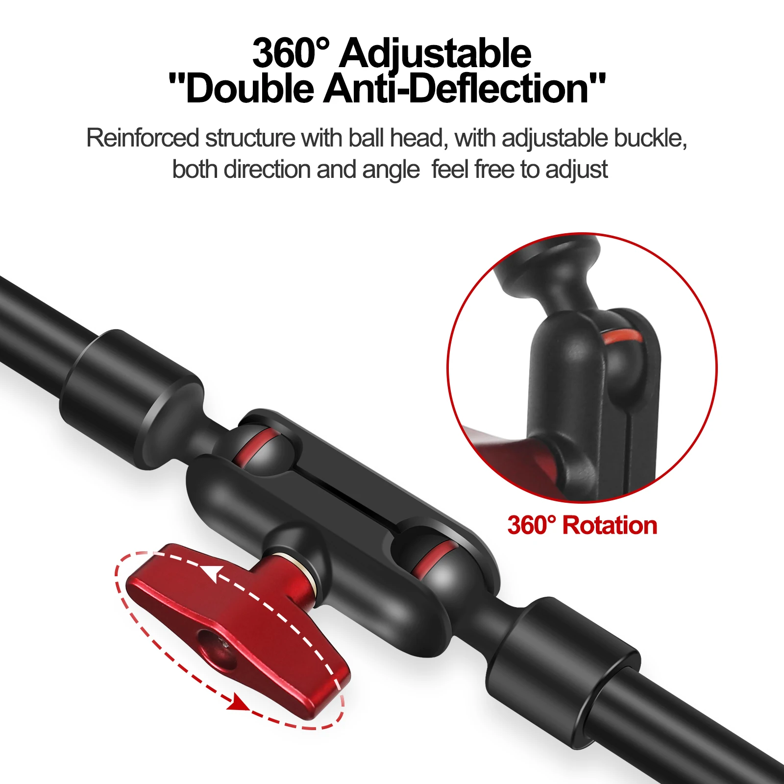 NEWACALOX Circuit Board Holder Hot Air Gun Stand Long Handle Soldering Third Hand for Clamping PCB Soldering Desoldering Rework