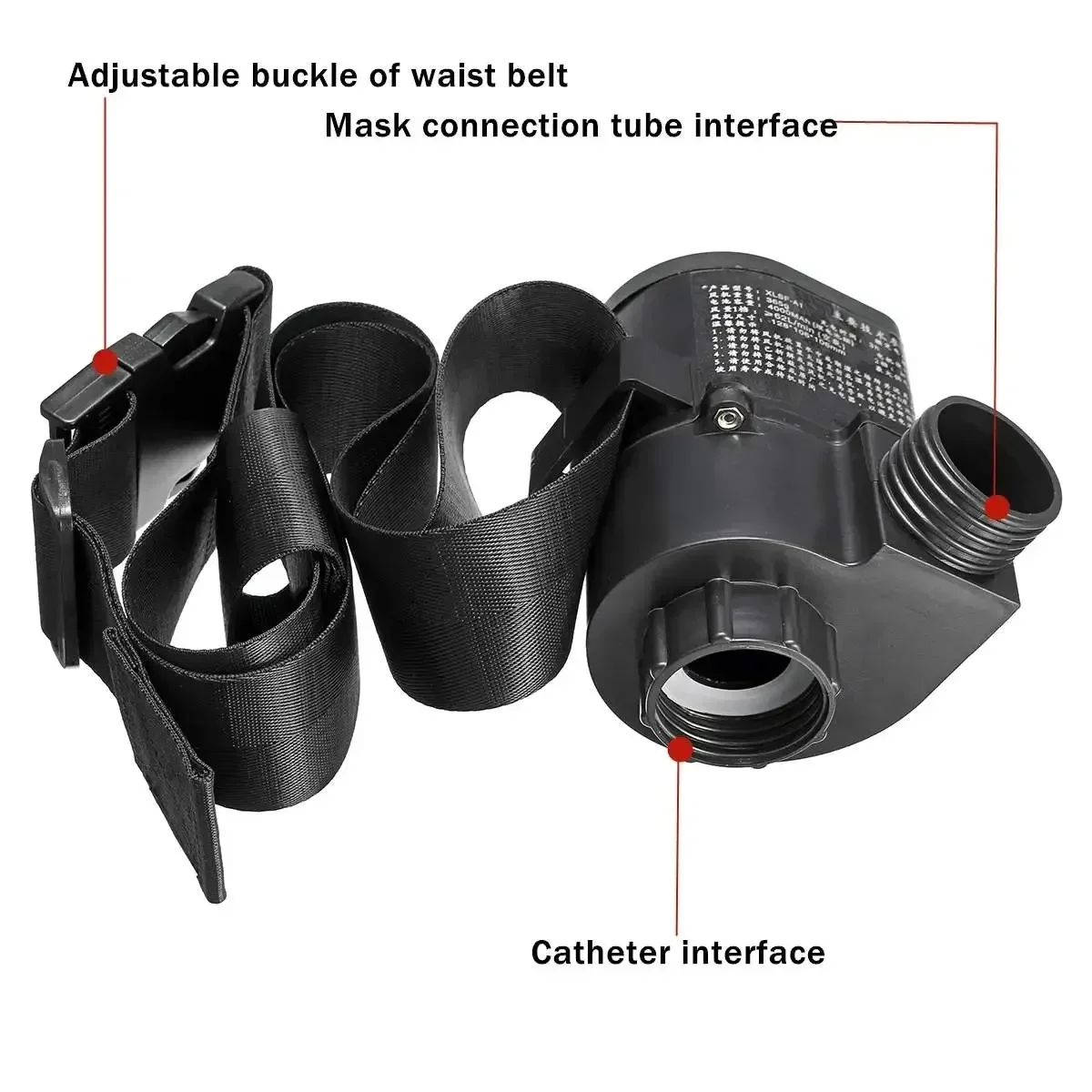 Portable Electric System Blower Air Pump Accessories Connection Air Tube Filter Full Face Dust Mask Gas Mask Respirator Safely