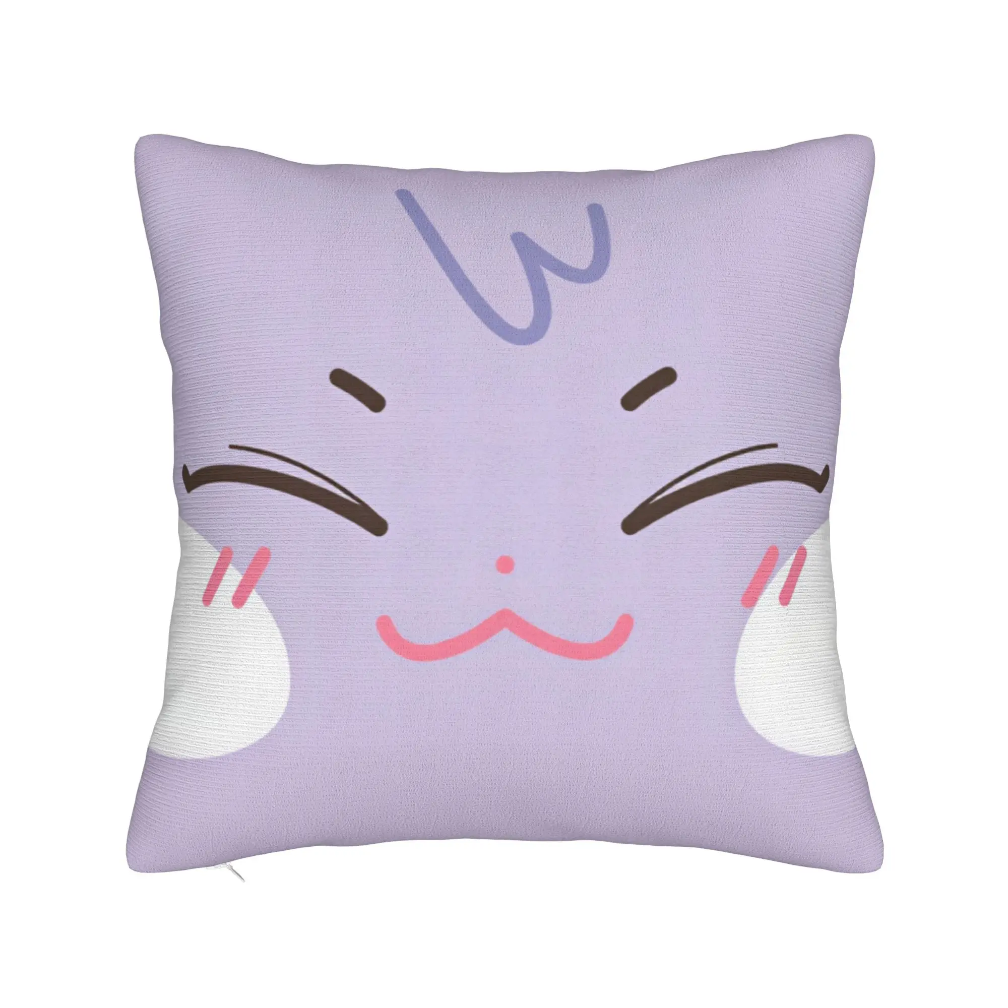 Pillow Case Aniteez Face Design  Pillow Cover For Wedding Party Home Decor Kawaii Pillowcases