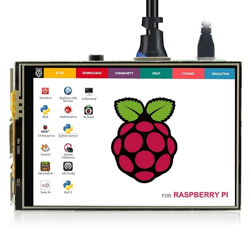 Hot Sale Elecrow RR035 3.5inch 480x320 TFT Display with Touch Screen for Raspberry Pi with free shipping